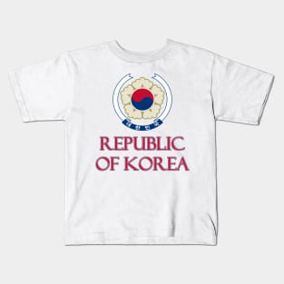 Republic of Korea - Korean National Emblem Design Kids T-Shirt